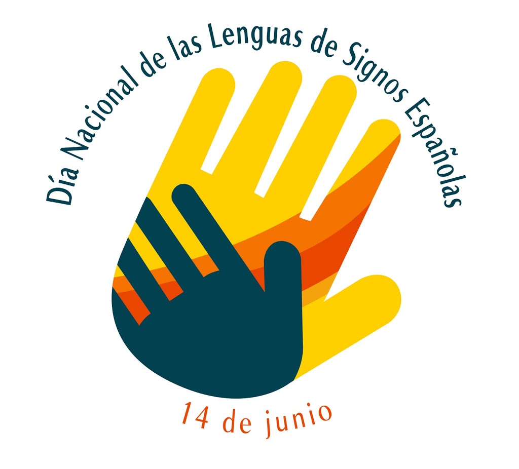 Logotipo Día Nacional de las Lenguas de Signos Españolas - 14 de junio